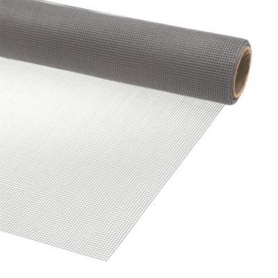 Prime-Line Screen Mesh Roll for Window and Door Fiberglass Standard Duty 48 x 84 in., Silver, 1 Roll