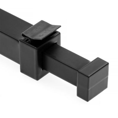 Image showing  Aluminum Adjustable Security Bar for Sliding Doors, Adjusts from 28 to 48 in., Matte Black Finish, Single Pack