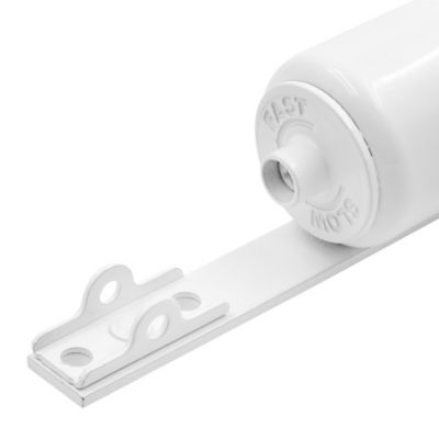 Image showing  Storm and Screen Door Closer Heavy Duty Torsion Bar with Jamb Bracket Set, White, 1 pk.