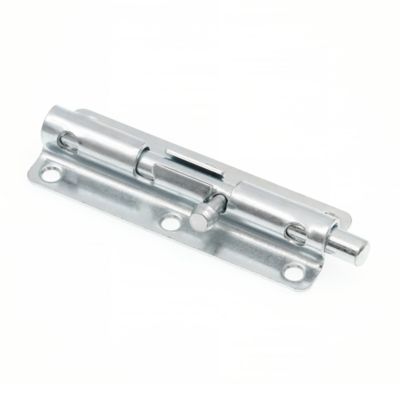 Image showing  Door and Gate, Heavy Duty Slide Barrel Bolt Latch 5 in. with Screws, Zinc Plated, Rust Resistant, Single Pack
