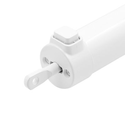 Image showing  Storm and Screen Door Closer Standard Duty Push-Hold Button with Jamb Bracket Set, White, 1 pk.