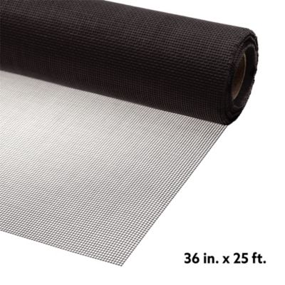 Image showing  Screen Mesh Roll for Window and Door Fiberglass Standard Duty 36 in. x 25 ft., Charcoal, 1 Roll
