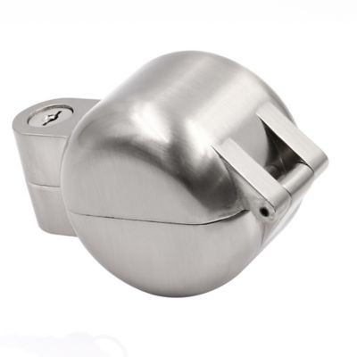 Prime-Line Knob, Lock-out Keyed Device, Diecast Metal, Satin Nickel Finish, Single Pack