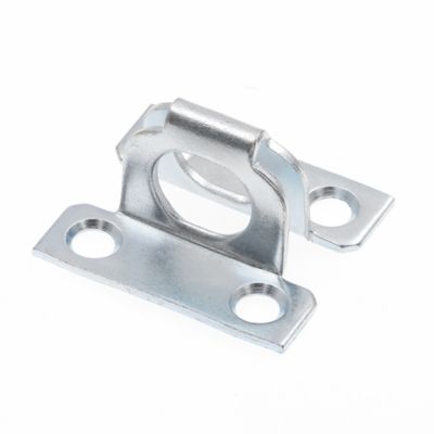 Image showing 6 th Prime-Line Door and Gate Double Safety Hasp Hinge Latch with Fixed Staple 4-3/8 in. with Screws Zinc Plated, Single Pack