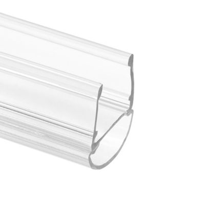 Prime-Line 3/8 in. Glass Shower Door Bulb Vertical Side Seal, Clear, 78 in., Fits Frameless Door, 1 pk.