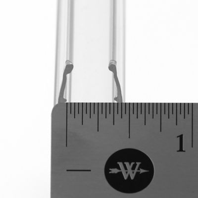 Image showing  3/8 in. Glass Shower Door Bulb Vertical Side Seal, Clear, 78 in., Fits Frameless Door, 1 pk.