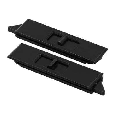 Prime-Line Window Mortise Tilt Latch, Matte Black, 1 pair
