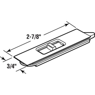 Image showing  Window Mortise Tilt Latch, Matte Black, 1 pair