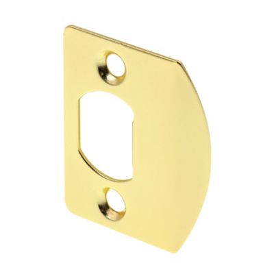 Image showing 7 th Prime-Line Passage Door Latch Set, Glass Knob with Latch Bolt Brass Finish, Vintage, Single Pack