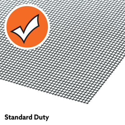 Image showing  Screen Mesh Roll for Window and Door Fiberglass Standard Duty 48 x 84 in., Charcoal, 1 Roll