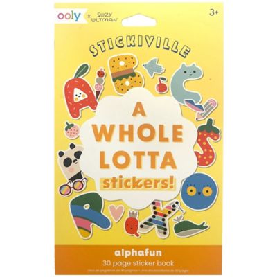 OOLY Stickiville A Whole Lotta Stickers, Alpha Fun