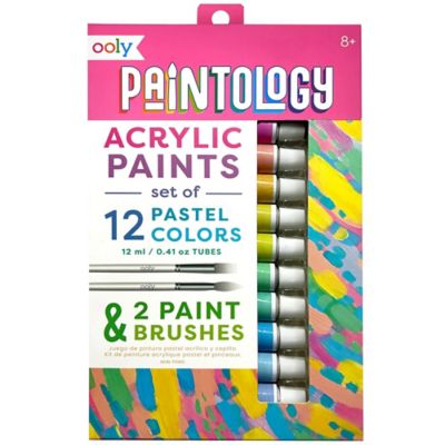 OOLY Paintology Acrylic Paints, Pastel Colors
