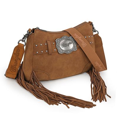 Wrangler Fringe Buckle Hobo Bag/Crossbody