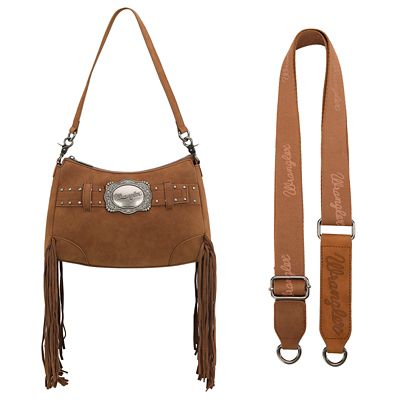 Image showing  Fringe Buckle Hobo Bag/Crossbody