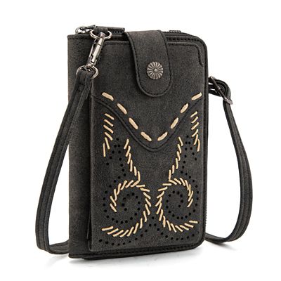 Image showing  Western Stitch RFID Phone Crossbody Wallet
