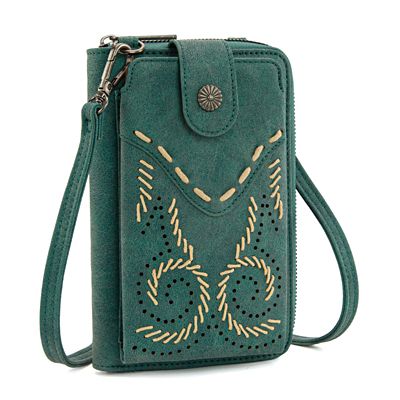 Image showing  Western Stitch RFID Phone Crossbody Wallet