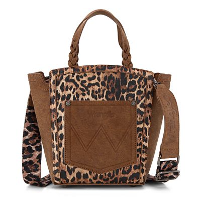 Image showing  Leopard Print Tote/Crossbody