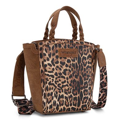 Image showing  Leopard Print Tote/Crossbody
