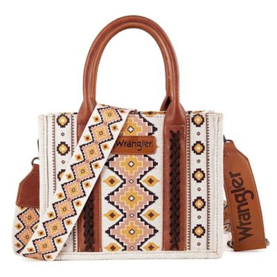 Wrangler Southwestern Print Small Canvas Tote
