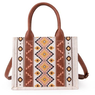 Image showing  Southwestern Print Small Canvas Tote