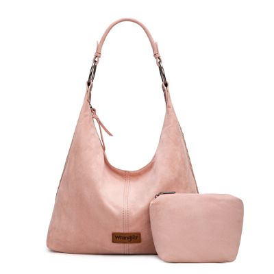Wrangler Floral Tooled Hobo Bag with Pouch
