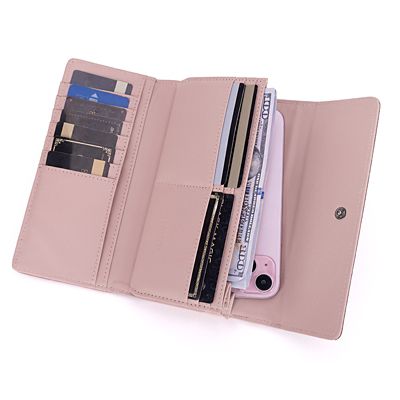 Image showing  Western Floral Tooled Tri-fold RFID Wallet/Wristlet
