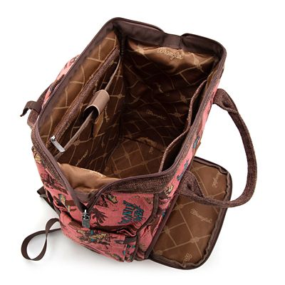 Image showing  Vintage Retro Cowboy Cool Print Backpack