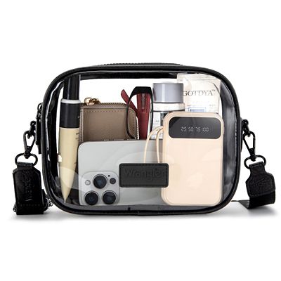 Image showing 4 th Wrangler Clear Crossbody Bag/Stadium Bag