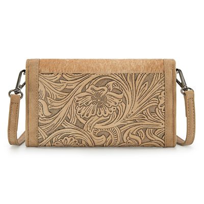 Image showing  Genuine Cowhide Wallet/Wristlet/Crossbody Bag