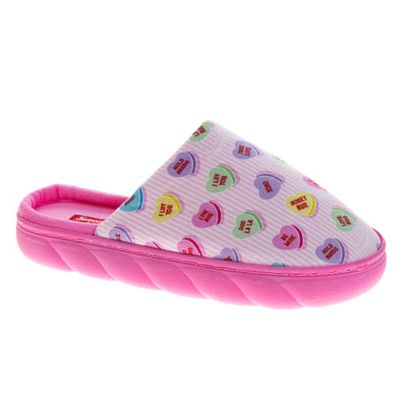 PEEPS Ladies Conversation Heart Comfort Slippers