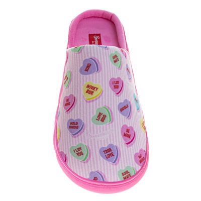Image showing 3 th PEEPS Ladies Conversation Heart Comfort Slippers