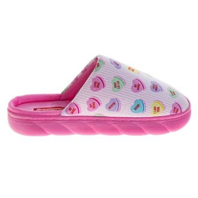 Image showing 4 th PEEPS Ladies Conversation Heart Comfort Slippers