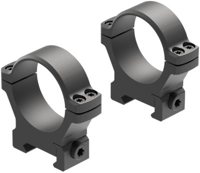 Leupold BackCountry Cross-Slot Rings, 35mm Tube, High, Picatinny/Weaver, Matte Black, Aluminum
