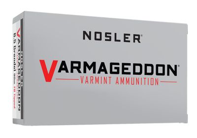Nosler Varmageddon 6.5 Grendel 90-Grain Flat Base Tipped Rifle Ammunition, 20 Rounds
