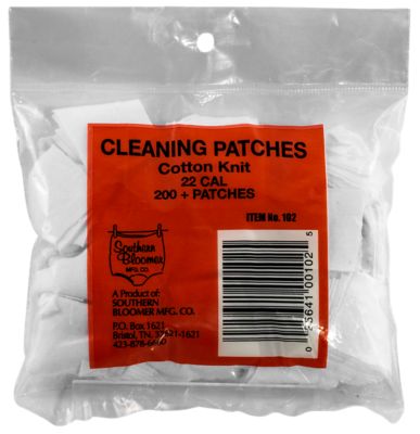 Southern Bloomer .22 Caliber Cotton Cleaning Patches, 200 pc.