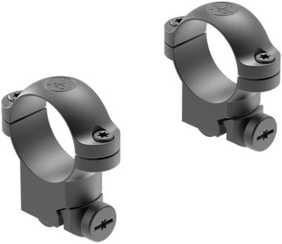 Leupold Ringmounts for Ruger M77, 1 in. Tube, Medium, 3/8 in./11mm/13mm Dovetail, Matte Black, Steel