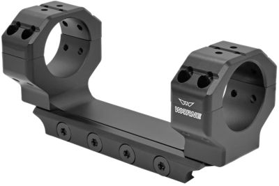 Warne Precision Mount Scope Mount/Ring Combo, Black Anodized, 30mm, 0 MOA, 7817M