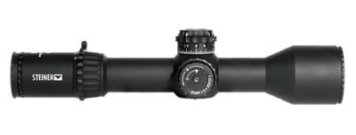 Steiner 2.5-15x 50mm T6Xi Rifle Scope, 34mm Tube, Illuminated SCR Mil Reticle First Focal Plane, Throw Lever, Black