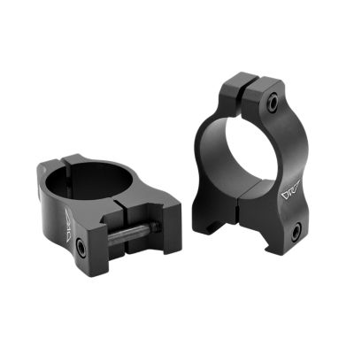 Warne Vapor Scope Rings, 1 in. Tube, Medium, 0 MOA, Picatinny/Weaver, Matte Black, Aluminum
