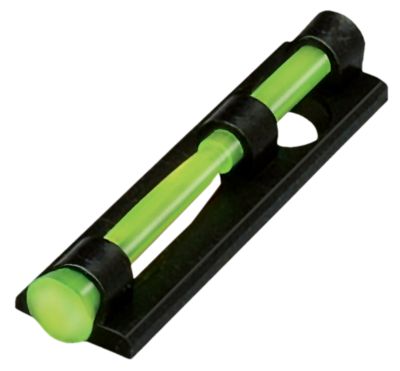 HiViz CompSight Bead Replacement Front Sight for Shotguns, Black, Green/Red/White Fiber Optic Front, Universal Threads