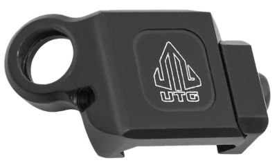 UTG Angled QD Sling Swivel Adaptor, Picatinny, Black, Aluminum