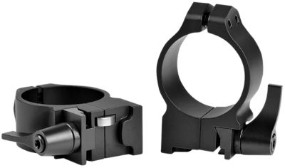 Warne Maxima Rings for Ruger No.1/Mini 14/Blackhawk, 30mm Tube, Medium, 0 MOA, Dovetail, Matte Black, Steel