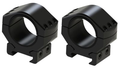 Burris XTR Signature Rings, 34mm Tube, 1.0, Picatinny/Weaver, Matte Black, Aluminum