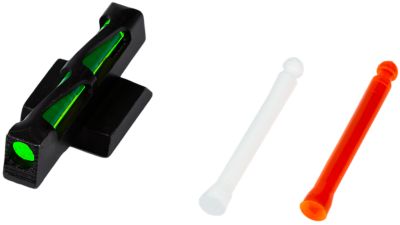 HiViz LiteWave Front Sight for Kimber 1911, Green/Red/White, Black Frame
