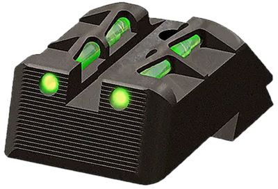HiViz LiteWave Rear Sight for Kimber 1911 Models with Fixed Rear Sights (excluding Micro and Solo), Green/Red