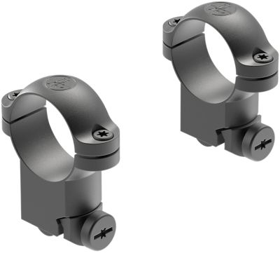 Leupold Ringmounts for Ruger M77, 1 in. Tube, High, 3/8 in./11mm/13mm Dovetail, Matte Black, Steel