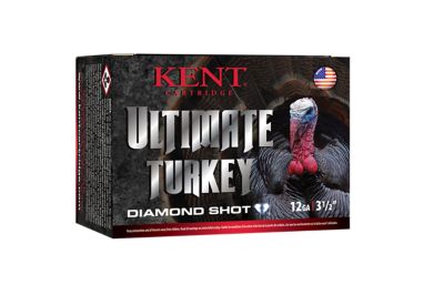 Kent Cartridge 12-Gauge Ultimate Turkey 5-Shot Shotgun Shells, 3.5 in., 2-1/4 oz., 10 Rounds