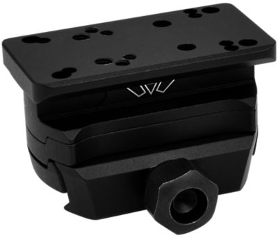 Warne Red Dot Riser, Tactical Black, Anodized