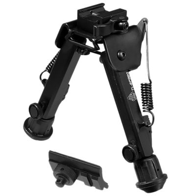 UTG 6 to 8.5 in. Super Duty Quick Detach Bipod, Black, Metal