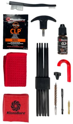 KleenBore Rifle Classic Cleaning Kit for .25/.243/6.5mm Cal Rifles